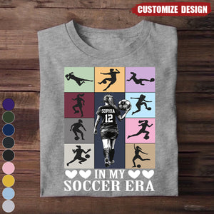 Personalized Soccer Girl T-shirt, Gift For Soccer Lover