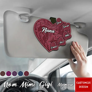 Grandma Belongs To Grandkids - Personalized Car Visor Clip