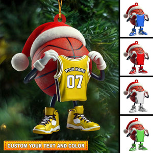 Personalized Basketball Christmas Ornament-Gift For Basketball Players and Fans-2024 New Release