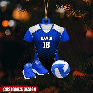 Personalized Volleyball Uniform Christmas Ornament Gift For Volleyball Lover - 2024 New Release