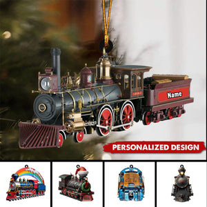 Personalized RailRoader Train Christmas Ornament-Gift For Train Lover Railway workers-2024 New Release