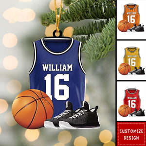 2024 New Release - Personalized Basketball Christmas Ornament