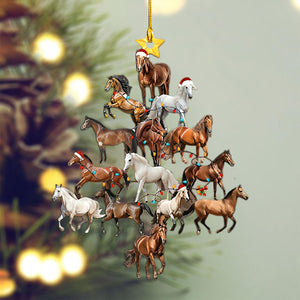 Horse Christmas Ornament-Gift For Horse Lover-2024 New Release