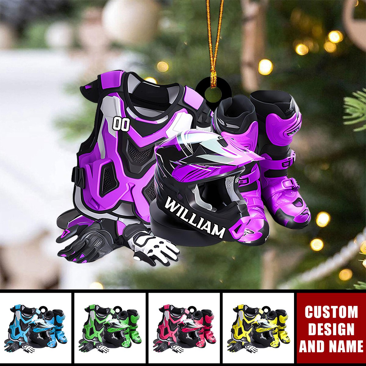 2024 New Release Personalized Motorcycle Christmas Ornaments -Gifts For Motorcycle Lovers