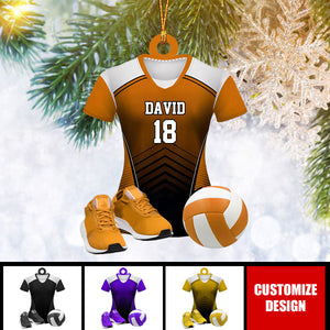 Personalized Volleyball Uniform Christmas Ornament Gift For Volleyball Lover - 2024 New Release