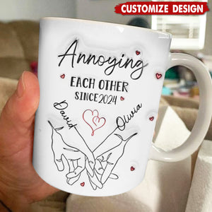 I Met You I Loved You I'm Keeping You - Couple Personalized Mug - Gift For Husband Wife, Anniversary