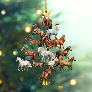 Horse Christmas Ornament-Gift For Horse Lover-2024 New Release