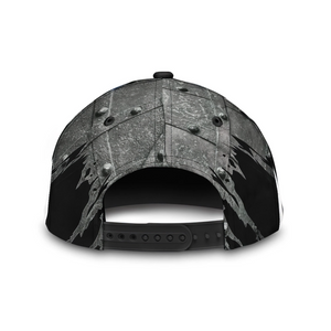 Personalized US Police Officer Grey 3D Cap