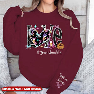 Love Ghost Halloween And Kids Sweatshirt