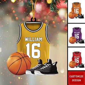 2024 New Release - Personalized Basketball Christmas Ornament