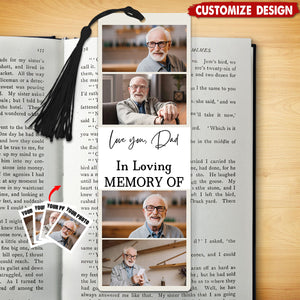 Personalized Photo Acrylic Bookmark-Gift For Book Lovers