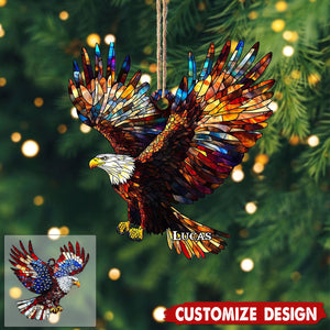 Personalized Eagles Christmas Ornament Gift for Eagles Lover-2024 New Release