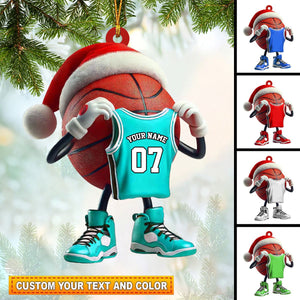 Personalized Basketball Christmas Ornament-Gift For Basketball Players and Fans-2024 New Release