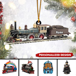 Personalized RailRoader Train Christmas Ornament-Gift For Train Lover Railway workers-2024 New Release