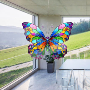 Butterfly Acrylic Window Hanging, Butterfly Lovers Gift