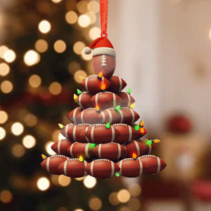 2024 New Release - Football Christmas Tree Ornament - Gift For Football Lover