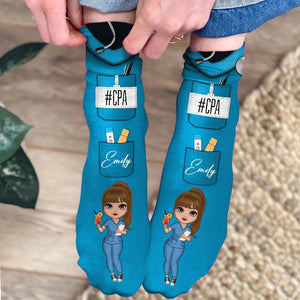 Personalized Nurse 3D Socks - Gift For Nurse