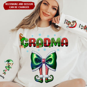 Personalized Christmas Gifts For Mom/Grandma Shirt