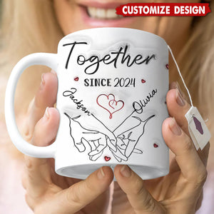 I Met You I Loved You I'm Keeping You - Couple Personalized Mug - Gift For Husband Wife, Anniversary