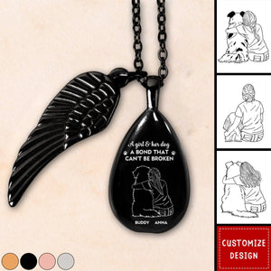 A Bond That Can't Be Broken - Personalized Urn Necklace