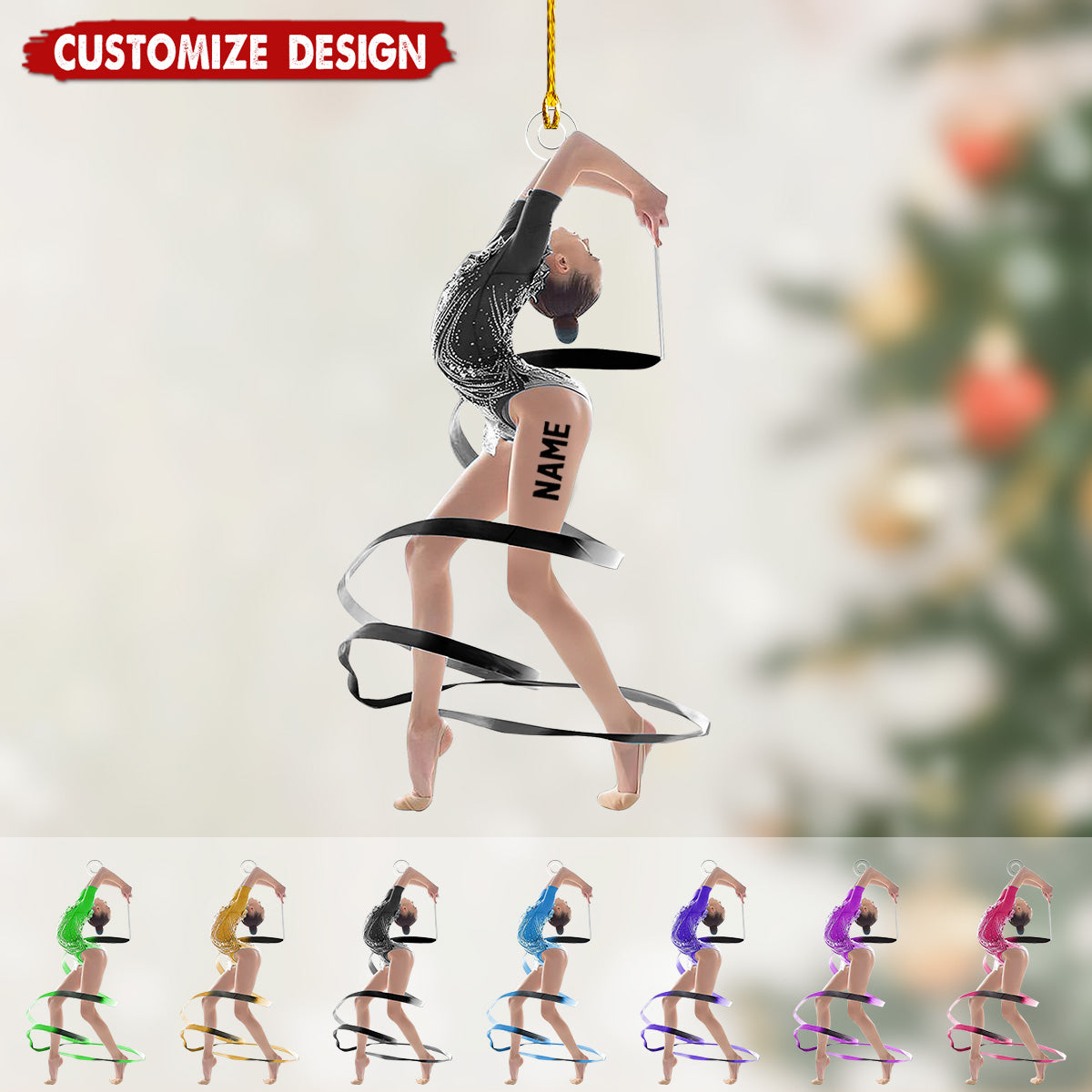 Personalized Gymnastics Ornament-Gift For Gymnastics Lover-2024 New Release