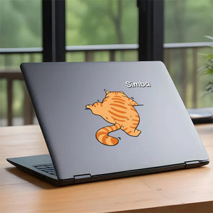 New Release-Cute Naughty Cat Decor Gift For Cat Lover Personalized Decal