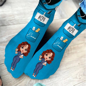 Personalized Nurse 3D Socks - Gift For Nurse