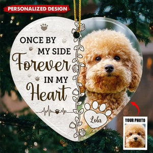 2024 New Release My Best Friend And A True Hero-Personalized Ceramic Ornament-Christmas Gift,Sympathy Gift For Pet Lovers