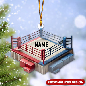 Personalized Boxing Arena Ornament-Gifts For Boxing Lover-2024 New Release