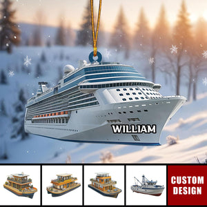 Personalized Cruise Christmas Ornament - 2024 New Release