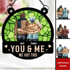 You & Me - Personalized Window Hanging Suncatcher