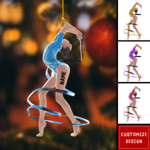 Personalized Gymnastics Ornament-Gift For Gymnastics Lover-2024 New Release