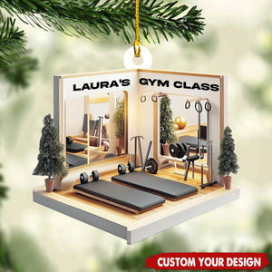 Personalized Gym Class Christmas Ornament Gift For Gym Lovers- 2024 New Release