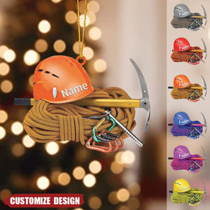 Personalized Rock Climbing Christmas Ornament -Gift For Rock Climbing Lovers- 2024 New Release