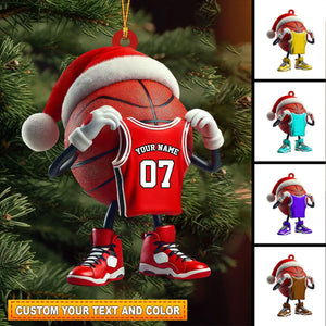 Personalized Basketball Christmas Ornament-Gift For Basketball Players and Fans-2024 New Release