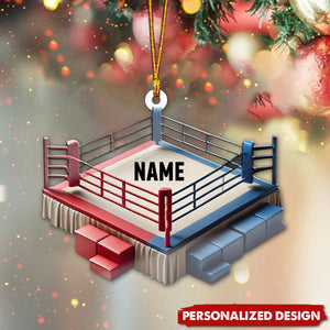 Personalized Boxing Arena Ornament-Gifts For Boxing Lover-2024 New Release