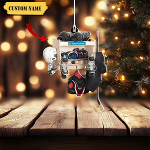 2024 New Release Personalized Hockey Closet Ornament -Gift For Hockey Lover