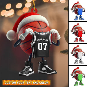 Personalized Basketball Christmas Ornament-Gift For Basketball Players and Fans-2024 New Release