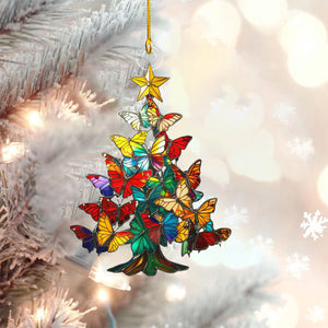 Butterfly Christmas Tree Ornament/Suncatcher Gift For Butterfly Lover