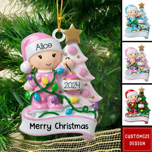 Personalized Snow Baby's Christmas Ornament - 2024 New Release