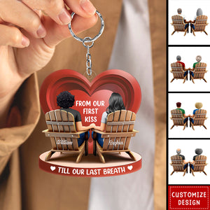 Together Since Couple-Personalized Keychain-Gift For Couple