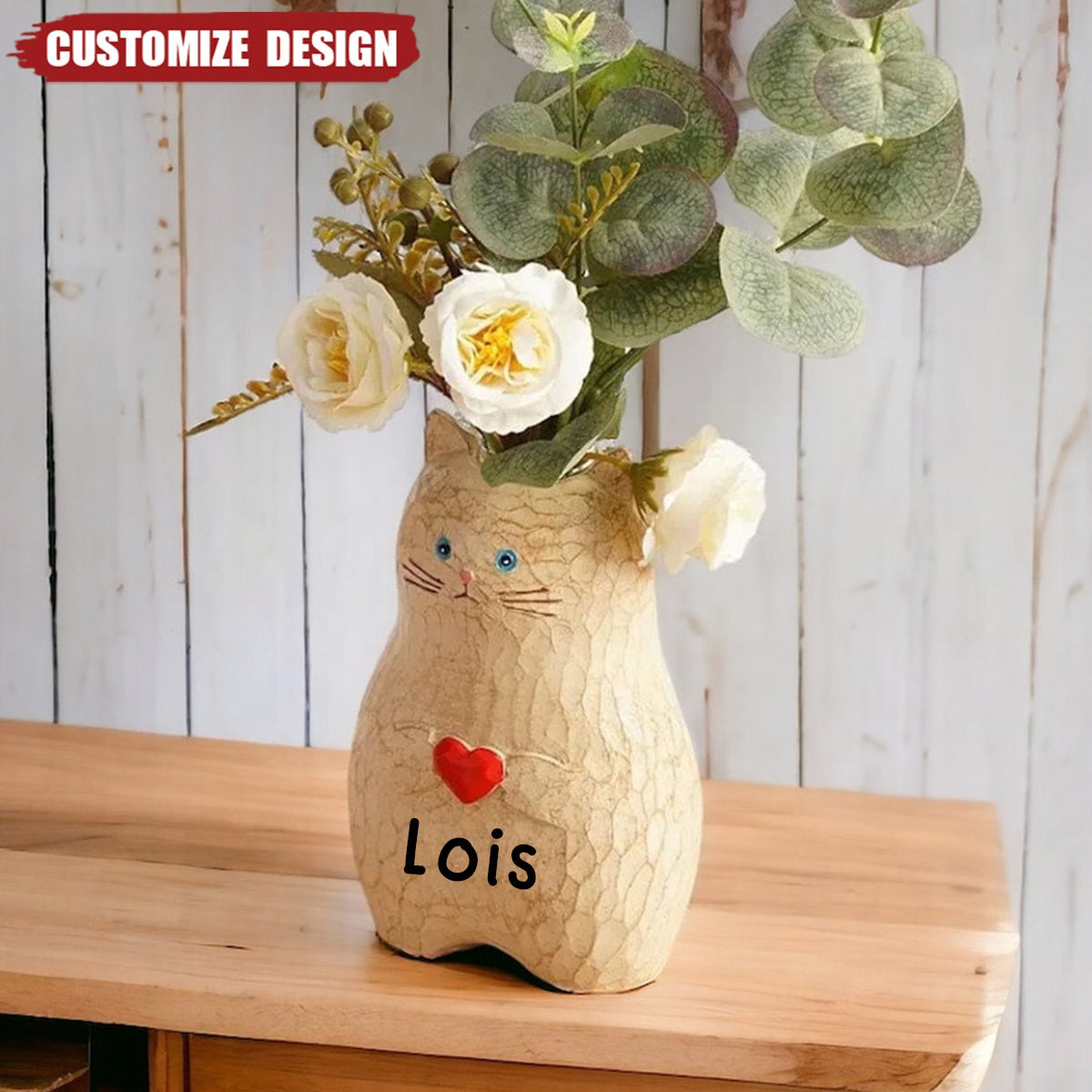 Personalized Handmade Cat Vase - 2024 New Release