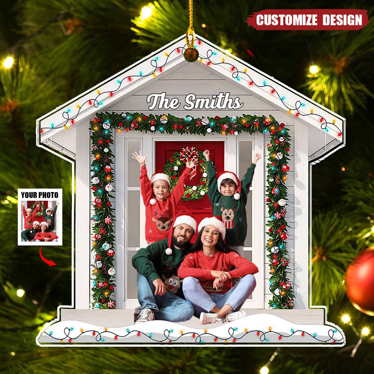 2024 New Release Christmas In Our Home - Personalized Acrylic Ornament