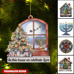 Personalized Hanukkah Ornament-Gift for Family-2024 New Release