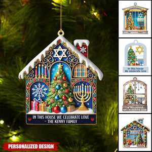 Personalized Hanukkah Ornament-Gift for Family-2024 New Release