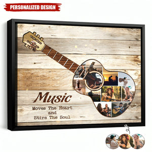 Guitar Photo-Personalized Poster-Gift For Guitar Lover