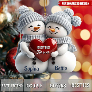 2024 New Release Christmas Snowman-Personalized Acrylic Ornament