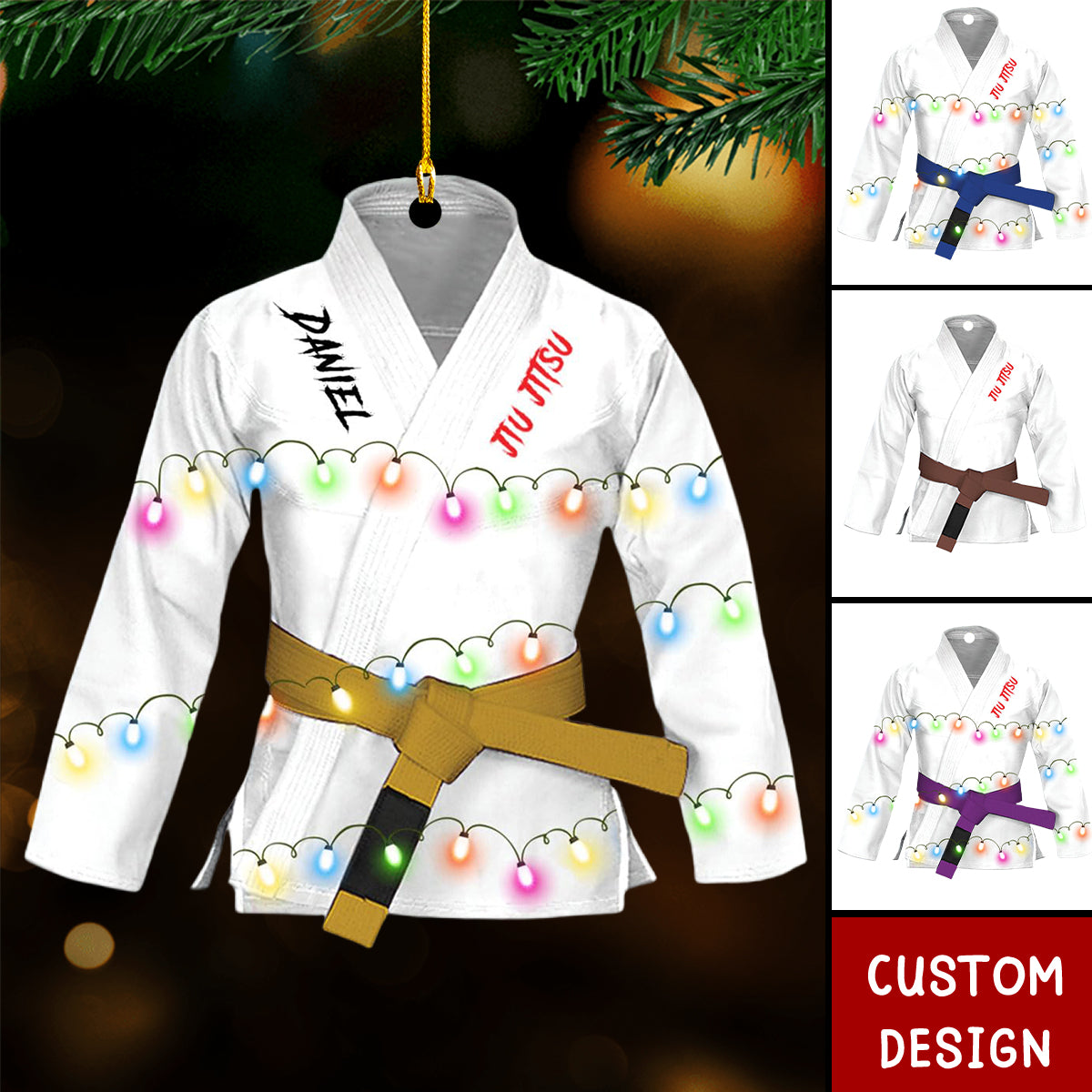 Personalized Jiu Jitsu Uniform Ornament-Gifts For Jiu Jitsu Lovers - 2024 New Release