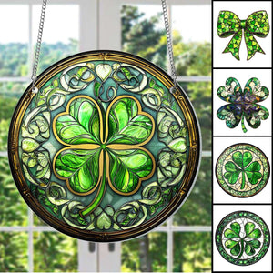 Shamrock Window Hanging suncatcher-Gift for Friends,Family