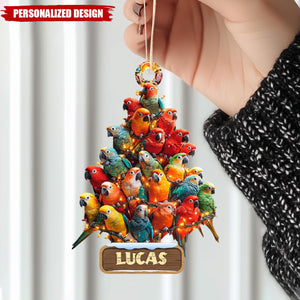 Personalized Parrot Christmas Ornament-Gift For Parrot Lover-2024 New Release